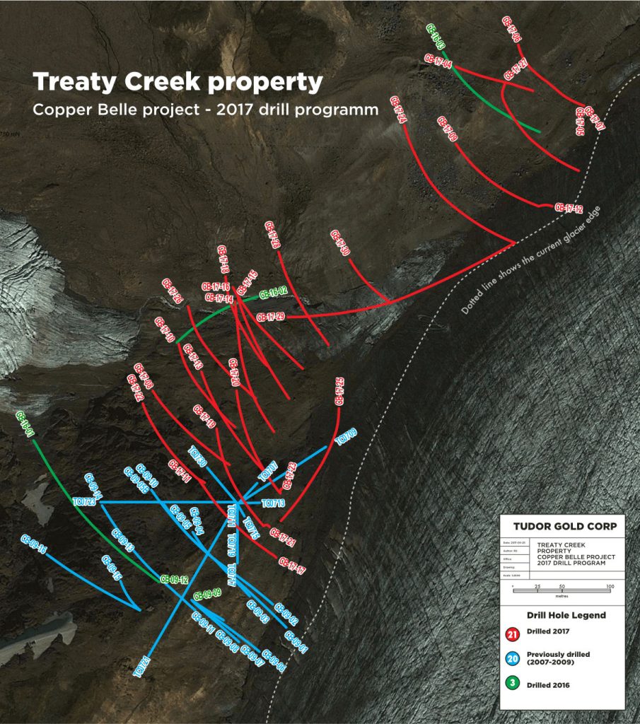 Copper Belle 2017 Drill Plan Map
